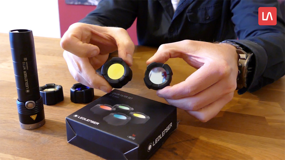 LED Lenser Taschenlampen mit Farbfilterset