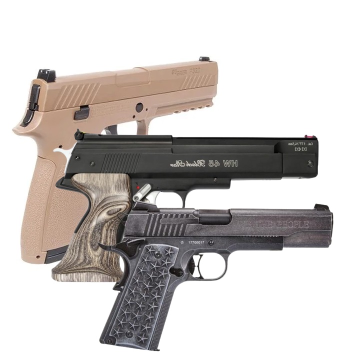 Pistolenkoffer in sehr stabiler Ausführung mit Würfelschaumstoff.  Luftgewehr-Shop - Luftgewehre, Schreckschusswaffen, CO2 Waffen,  Luftpistolen kaufen
